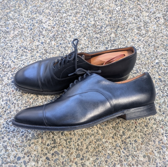 Church's Consul Black Leather Oxford Shoes